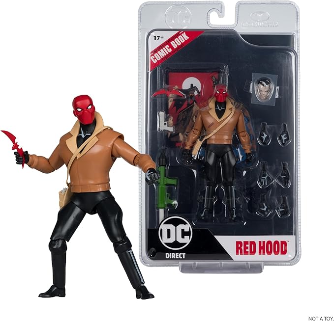 McFarlane Toys - DC Direct Page Punchers Red Hood (Batman: The Adventures Continue) 6in Figure with Comic