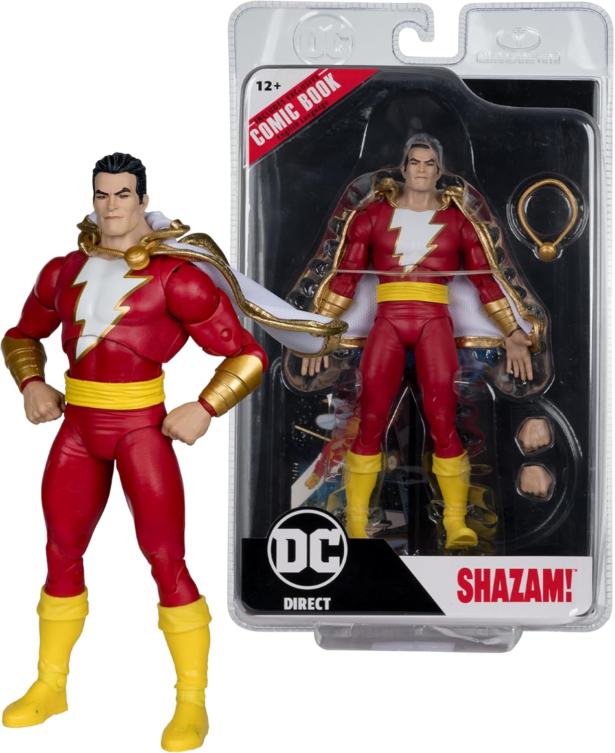 McFarlane Toys - DC Direct Page Punchers Shazam! (Dawn of DC) 7in Figure with Comic