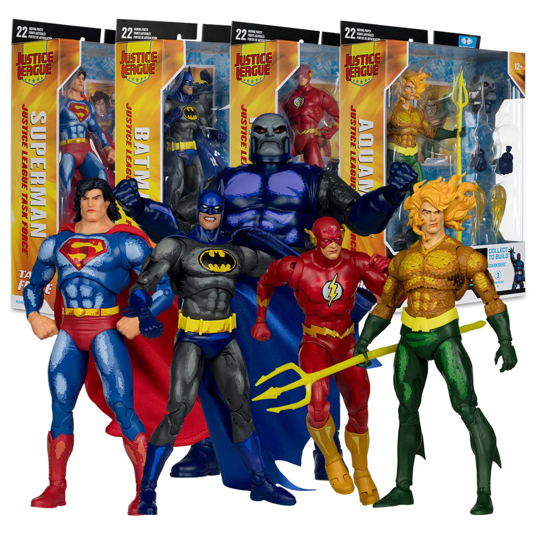 Justice League Task Force Bundle Set (4) w/Darkseid Build-A-Figure