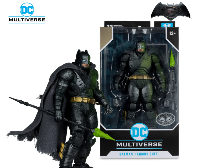 PLATINUM VERSION DC Multiverse Batman v Superman Dawn of Justice Batman Armored Suit 7 Inch Action Figure